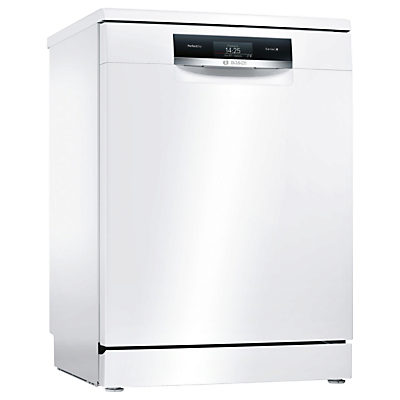 Bosch SMS88TW06G Freestanding Dishwasher, White Bosch SMS88TW06G Freestanding Dishwasher, White